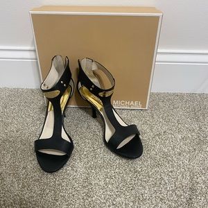 Black Michael Kors heels size 7.5